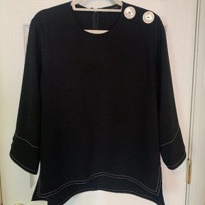 Zara Women Black Work Tunic